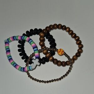Colorful Beaded Bracelet Set